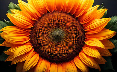 sunflower close up
