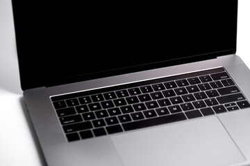 Studio photo of a laptop on a white background