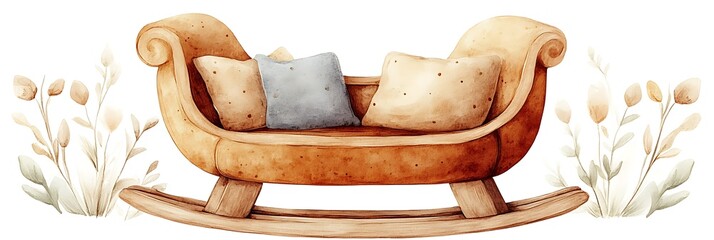 Soft Cushioned Rocking Horse for Babies with Gentle Handles