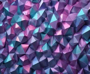 Fototapeta premium Pattern of holographic paper with geometric shapes, geometric, futuristic