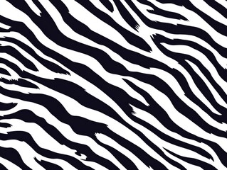 Zebra print pattern for a bold and chic interior design.