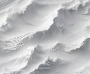 Obraz premium Seamless ocean wave texture with elegant white paper design, pattern, elegance, abstract