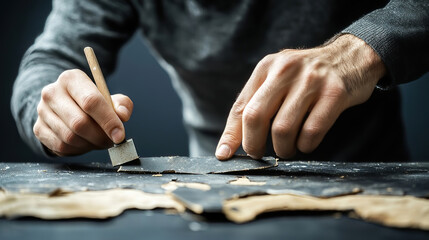 Employee Appreciation Day honors dedication and loyalty celebrating hard work with well-earned rewards. Craftsmanship in Action: Artisan Working with Leather Materials