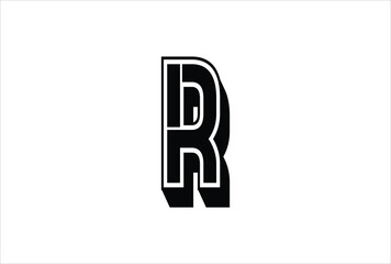 Elegant Letter R logo Vector Template Initial Letter R Logo Design. Creative And Modern R logo