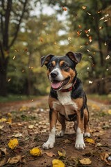 jack russell terrier in the park