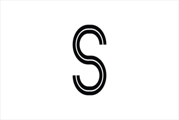 Fototapeta premium Elegant Letter S logo Vector Template Initial Letter S Logo Design. Creative And Modern S logo