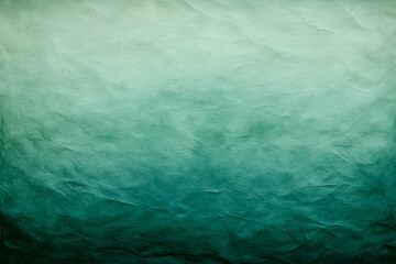 Obraz premium Teal Green Abstract Wrinkled Paper Background Illustration