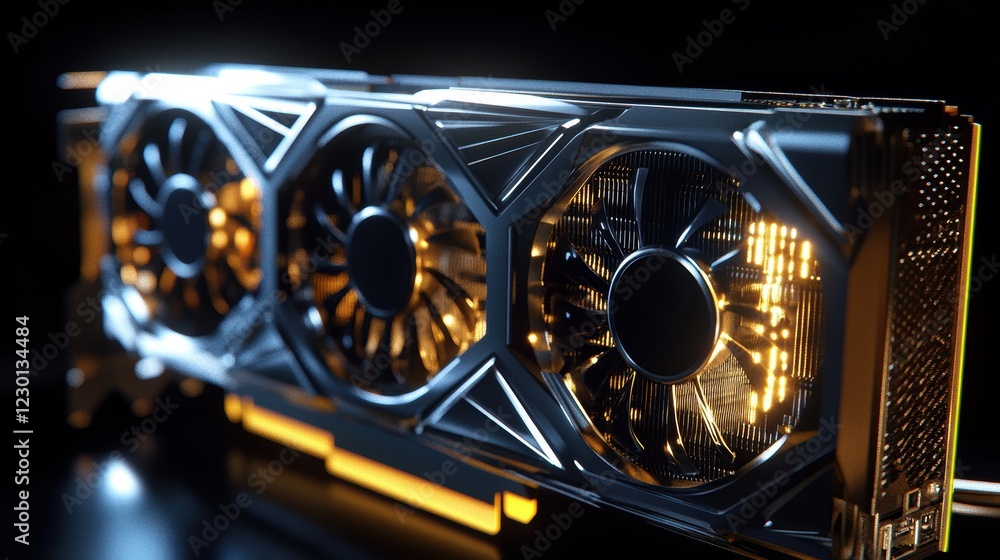 Poster high fidelity graphics cards for gigapixel rendering in advanced tech environments