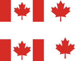 canada, flag, maple, leaf, symbol, icon, button, illustration, country, national, vector, america, sign, red, nation, banner, design, 3d, maple leaf, north, logo, ottawa, toronto, patriotic, patriotis