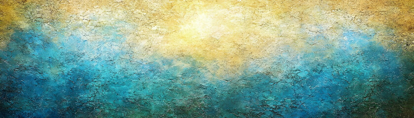 Abstract Textured Blue Gold Background Illustration