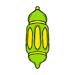 Hand-drawn Arabic Lantern