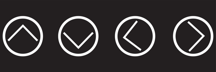 Simple up and down arrows. Upward, downward arrows in green and red isolated on white background, set of two. Flat style eps 10 vector illustration.