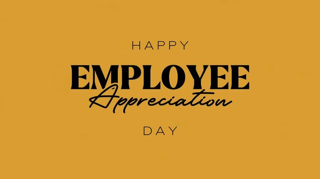 Employee Appreciation Day Holiday Concept Video