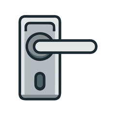 door knob icon design