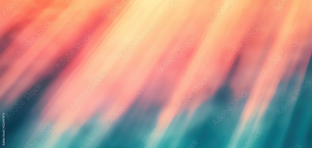 Poster abstract colorful background with soft, blurred lines and gradients of light.
