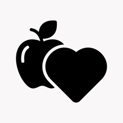 HEALTHY FOOD GLYPH