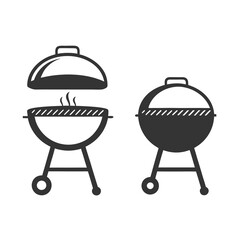 Clean Barbecue Grill Bundle Vector Design