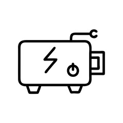 electric generator icon design