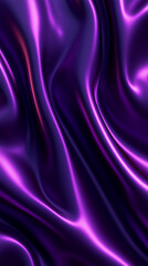 Obraz premium Luxurious purple liquid metal with silky texture and elegant flow