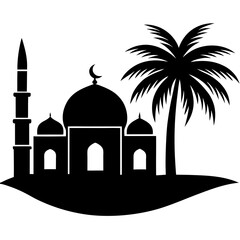 Mosque vector illustration