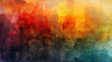 Fototapeta premium Vibrant abstract waves of color create a mesmerizing visual experience in this digital artwork