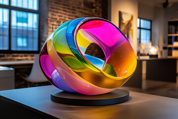  abstract glass sculpture