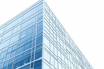 Obraz premium Modern glass building, city view, business