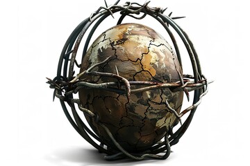 Isolated in white background no shadow on background, A planet ruled by an evil dictator uses Easter as an excuse to execute political prisoners in a twisted tradition.