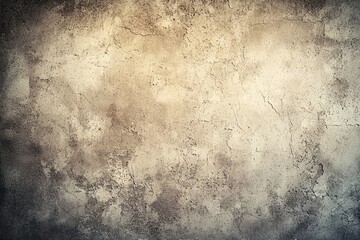 Obraz premium Textured Beige Wall With Dark Brown Cracks