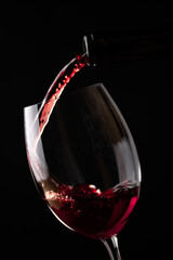 Taça de vinho tinto
