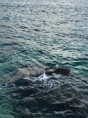 Naklejka premium blue sea water