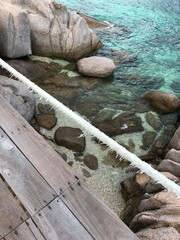 rocks in the sea