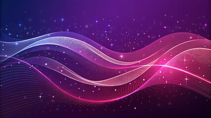 Obraz premium abstract background with stars wave
