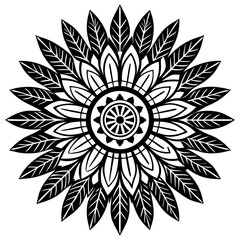 abstract floral design