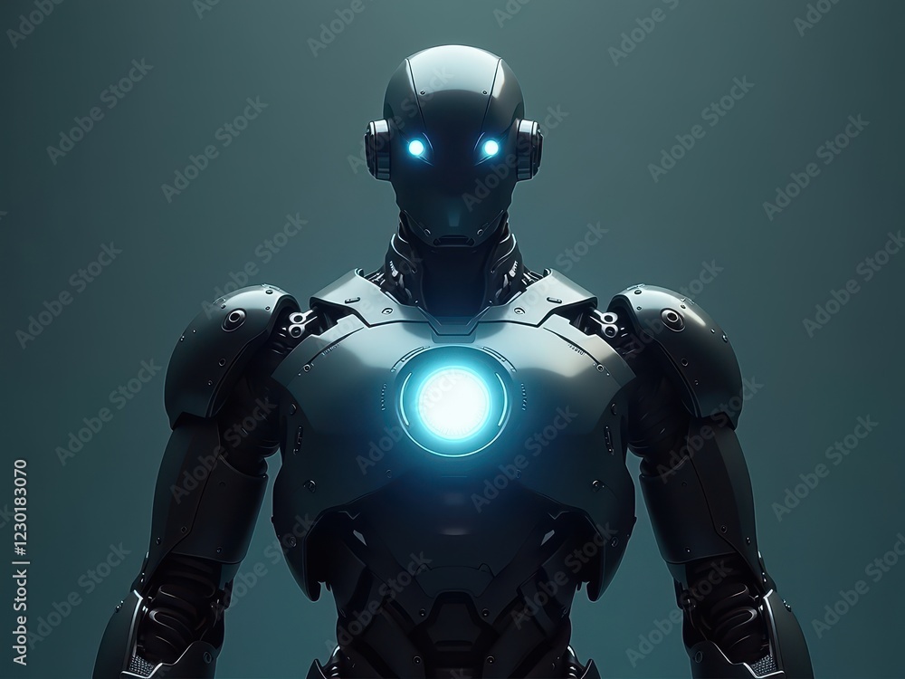 Poster development of nuclear fusion technology showcased through advanced robotics and innovative design i