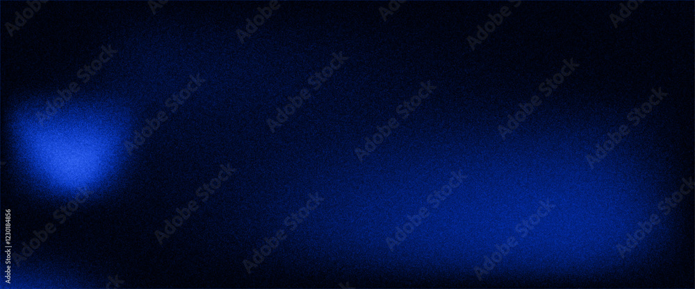 Poster dark blue gradient background with noise texture