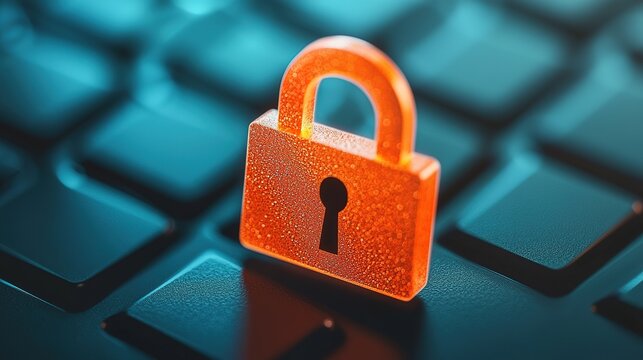 Securing your data understanding digital locking mechanisms cybersecurity infographic online close-up awareness