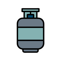 gas cylinder icon design
