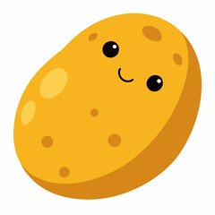 potato baby vector icon on white background