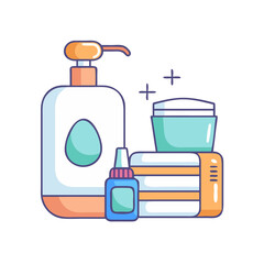 toiletries icon, toiletries vector illustration-simple illustration of toiletries, perfect for toiletries logos and icons
