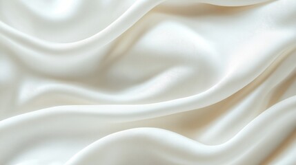 Fototapeta premium Elegant Soft White Satin Fabric Texture for Background Design