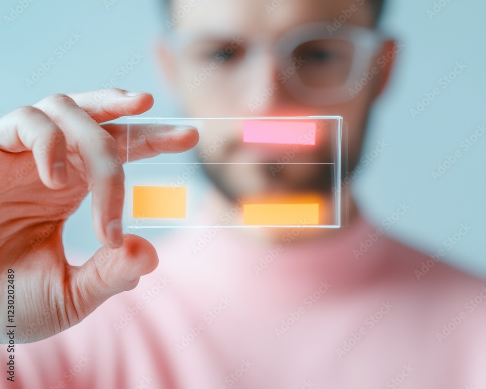 Poster minimalist collaboration design creative sticky notes on glass for innovative team brainstorming - b