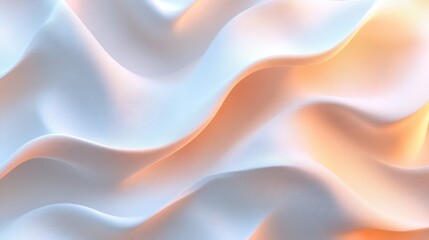 Obraz premium Soft Flowing Abstract Fabric Background with Gentle Light Patterns