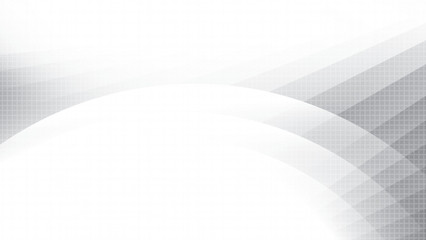 Abstract  white and gray color, modern design stripes background with curve lines and net pattern. Vector illustration.