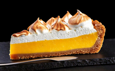 slice of cake with chocolate