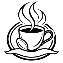  a bird silhouette on retro stipe background 