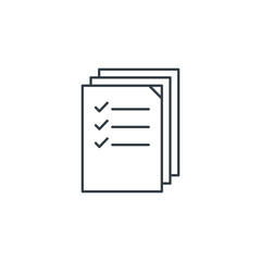 Tax Form icon symbol vector illustration isolated on white background