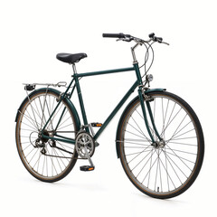 Fototapeta premium bicycle on white background