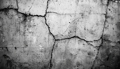 Cracked Concrete Wall Texture Background