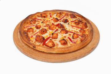 Spicy chicken pizza, chicken pizza